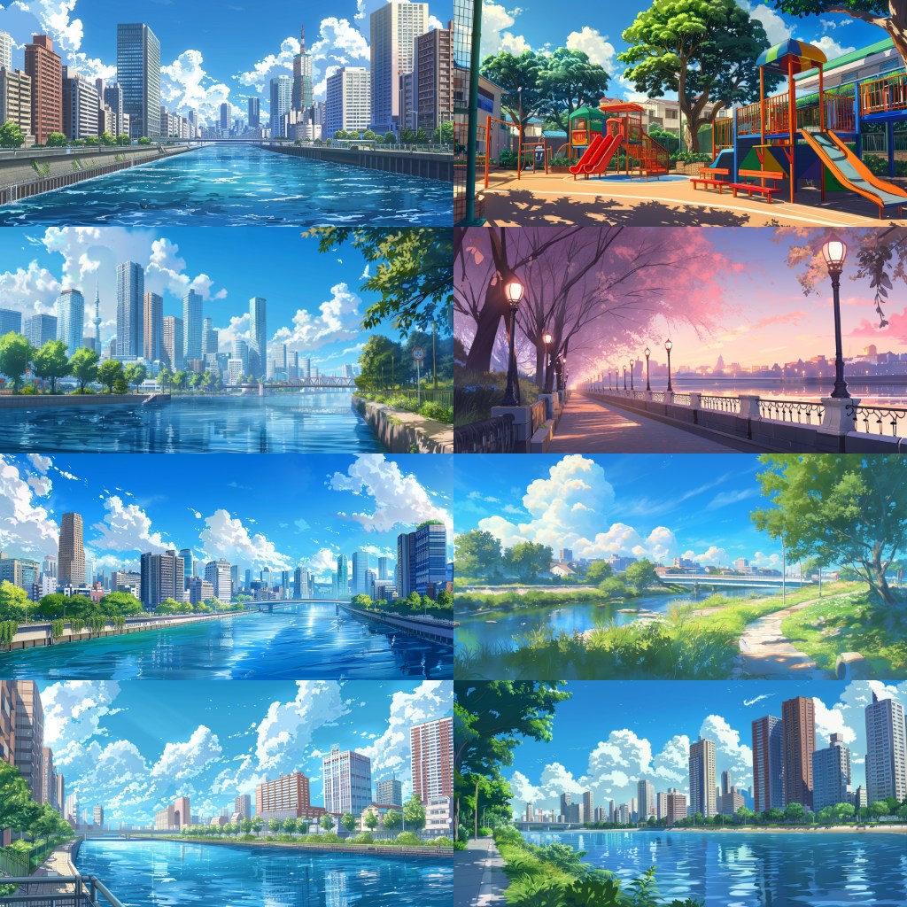 Cities 350 background illustrations