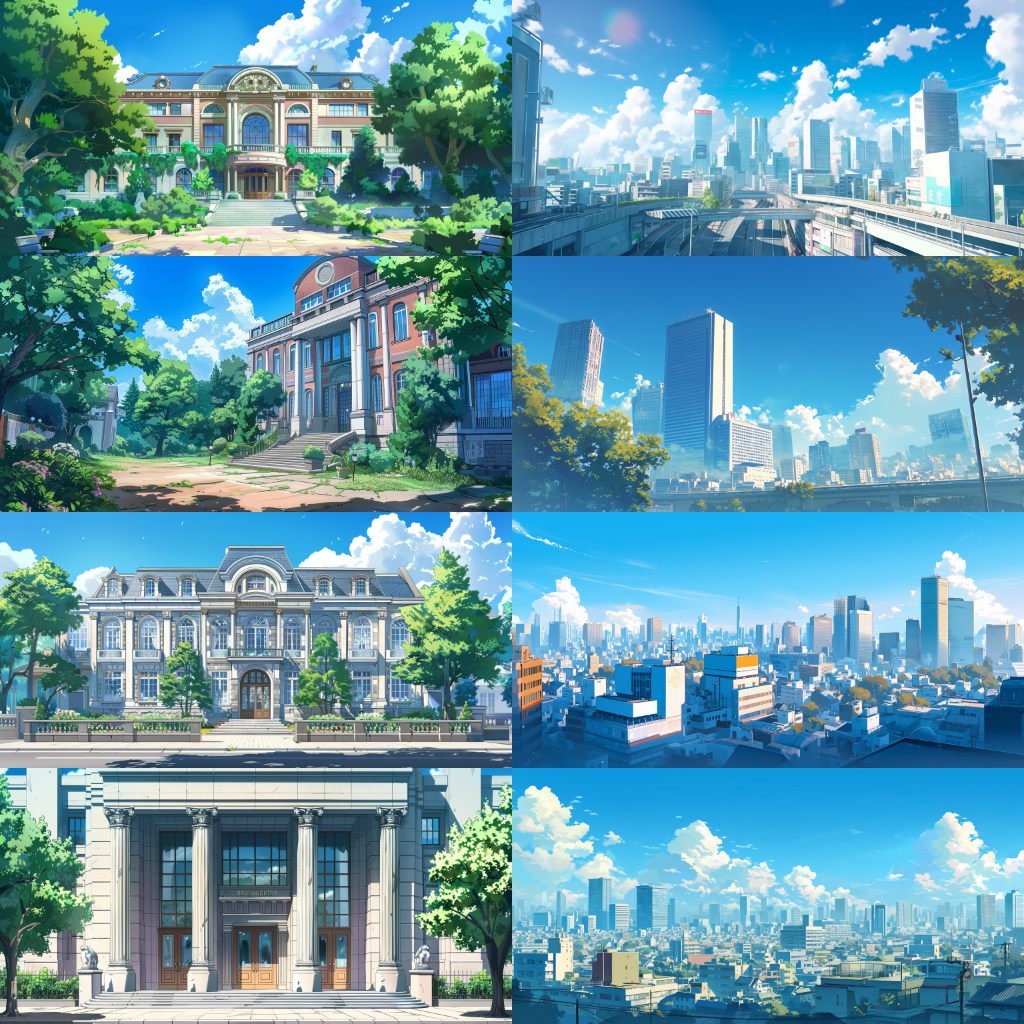 Cities 350 background illustrations