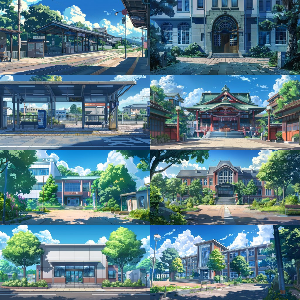 Cities 350 background illustrations