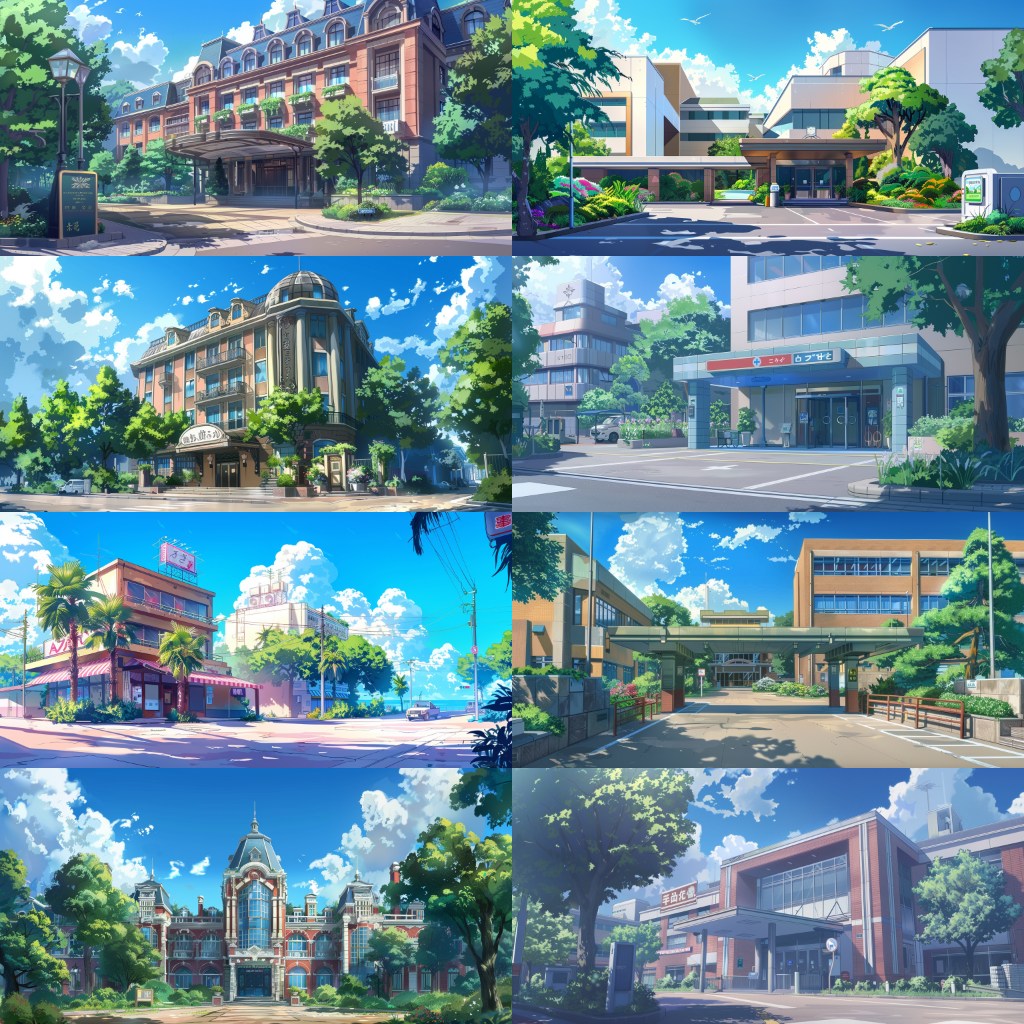 Cities 350 background illustrations