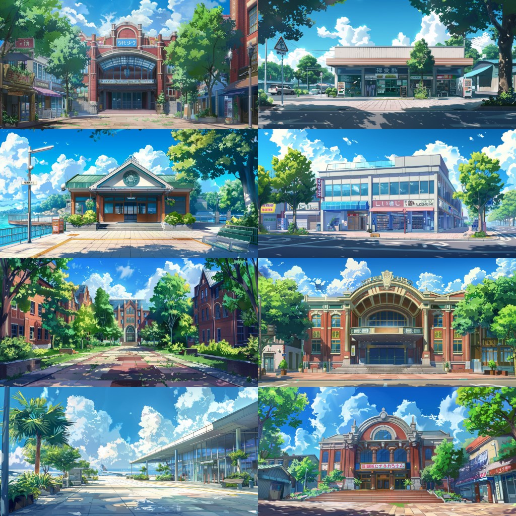 Cities 350 background illustrations