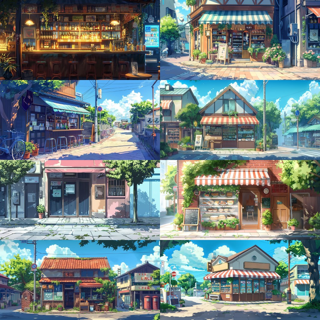 Cities 350 background illustrations
