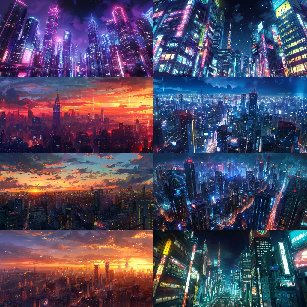 Cities 350 background illustrations