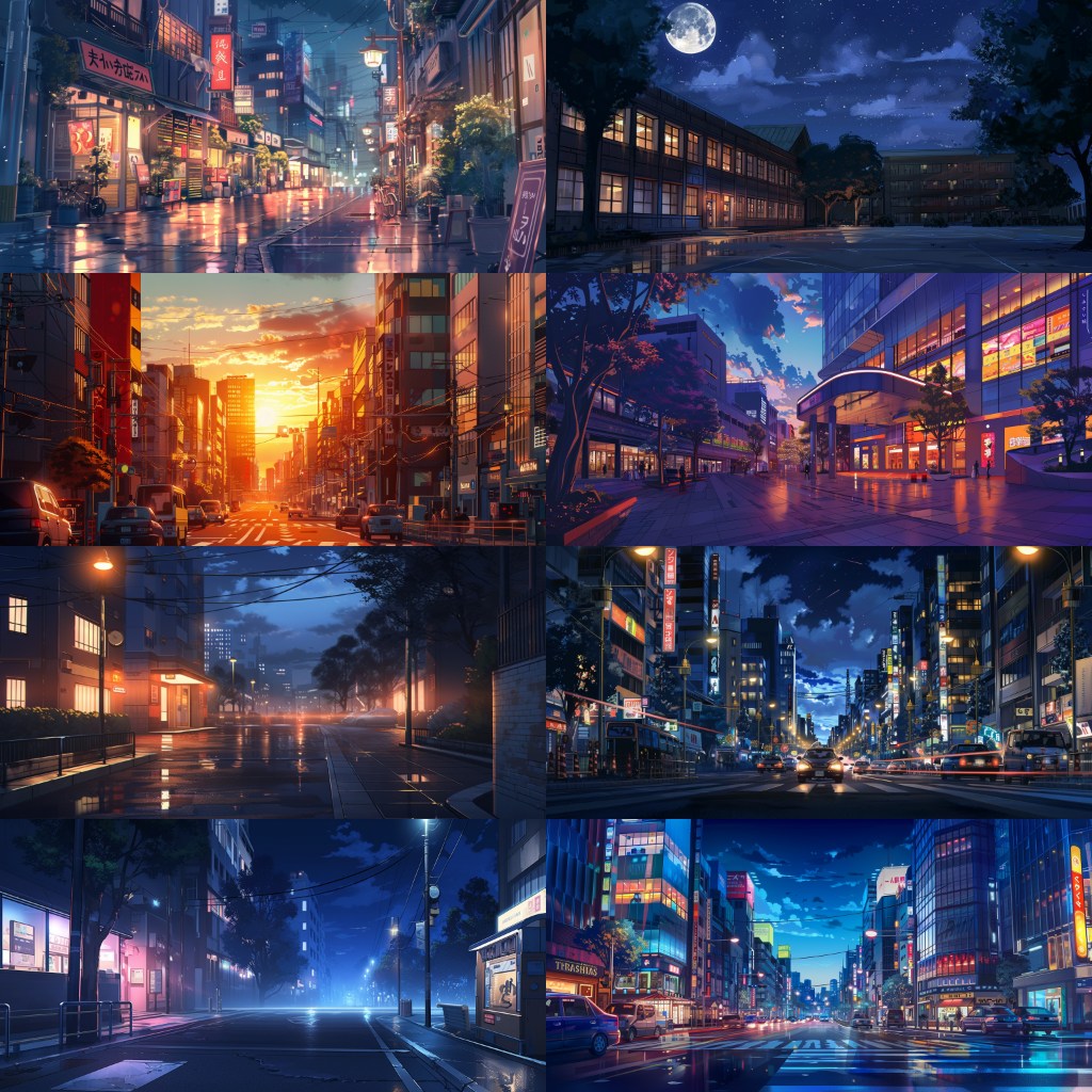 Cities 350 background illustrations