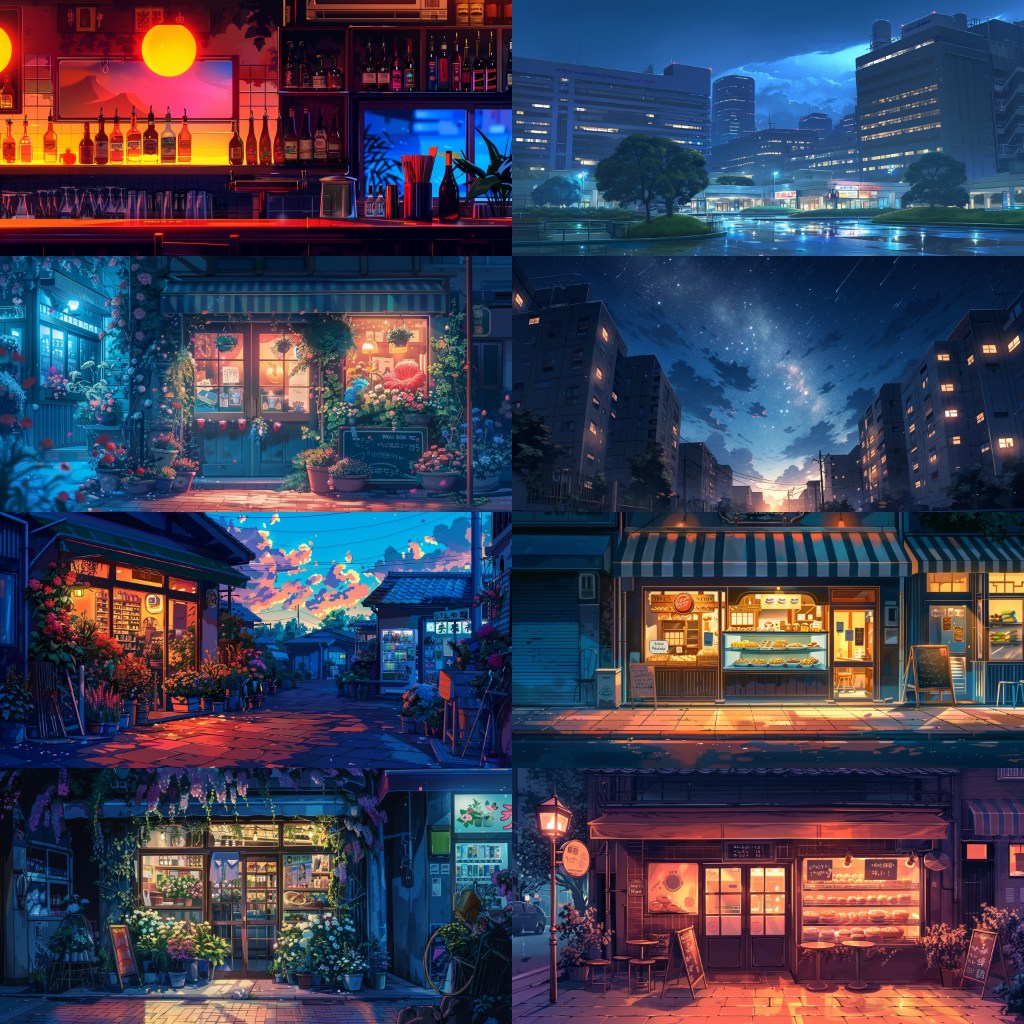 Cities 350 background illustrations