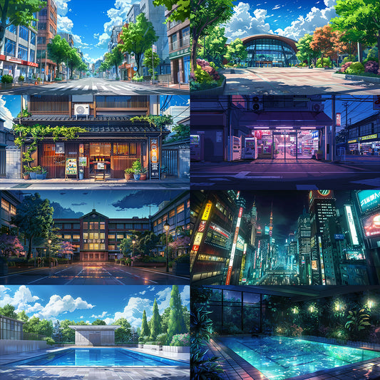 城市 350 背景插图