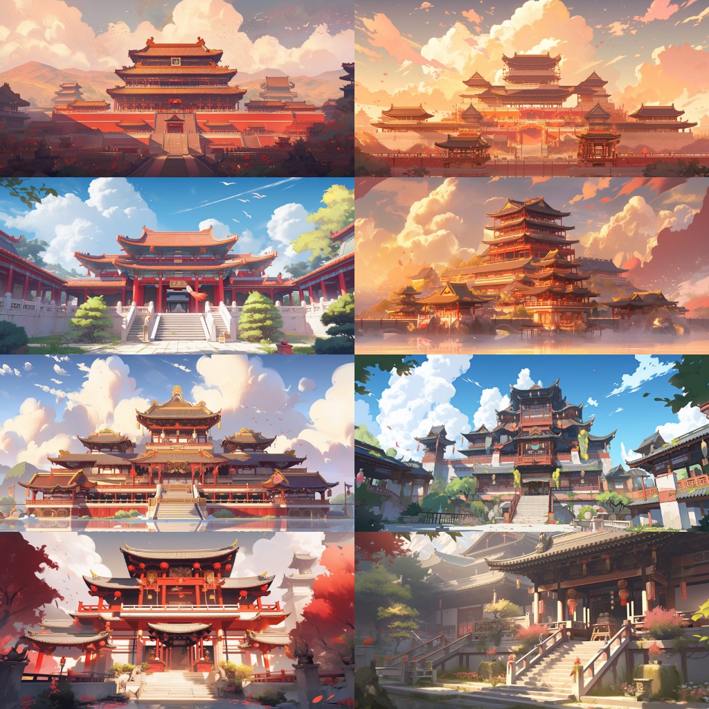 China 225 background illustrations
