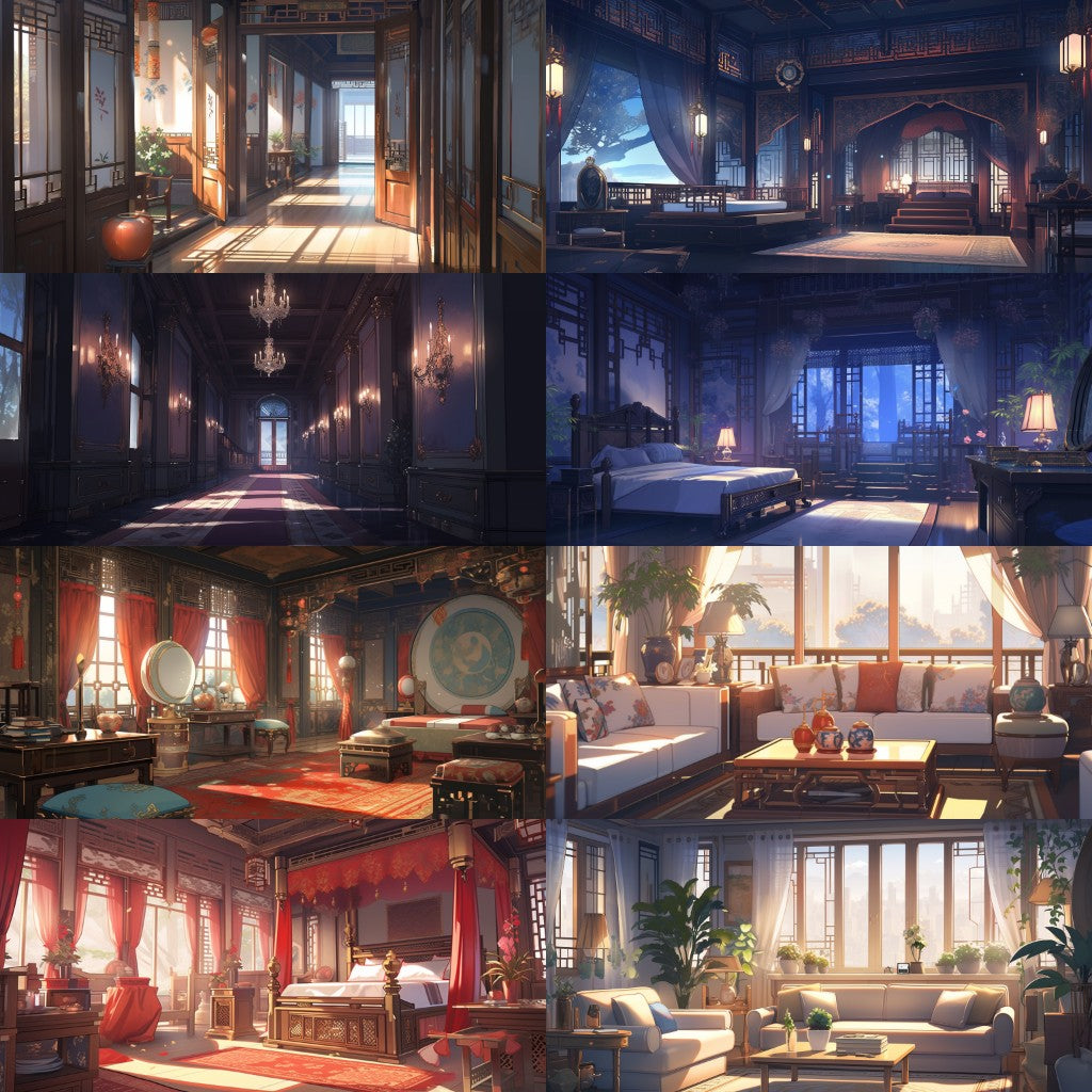 China 225 background illustrations