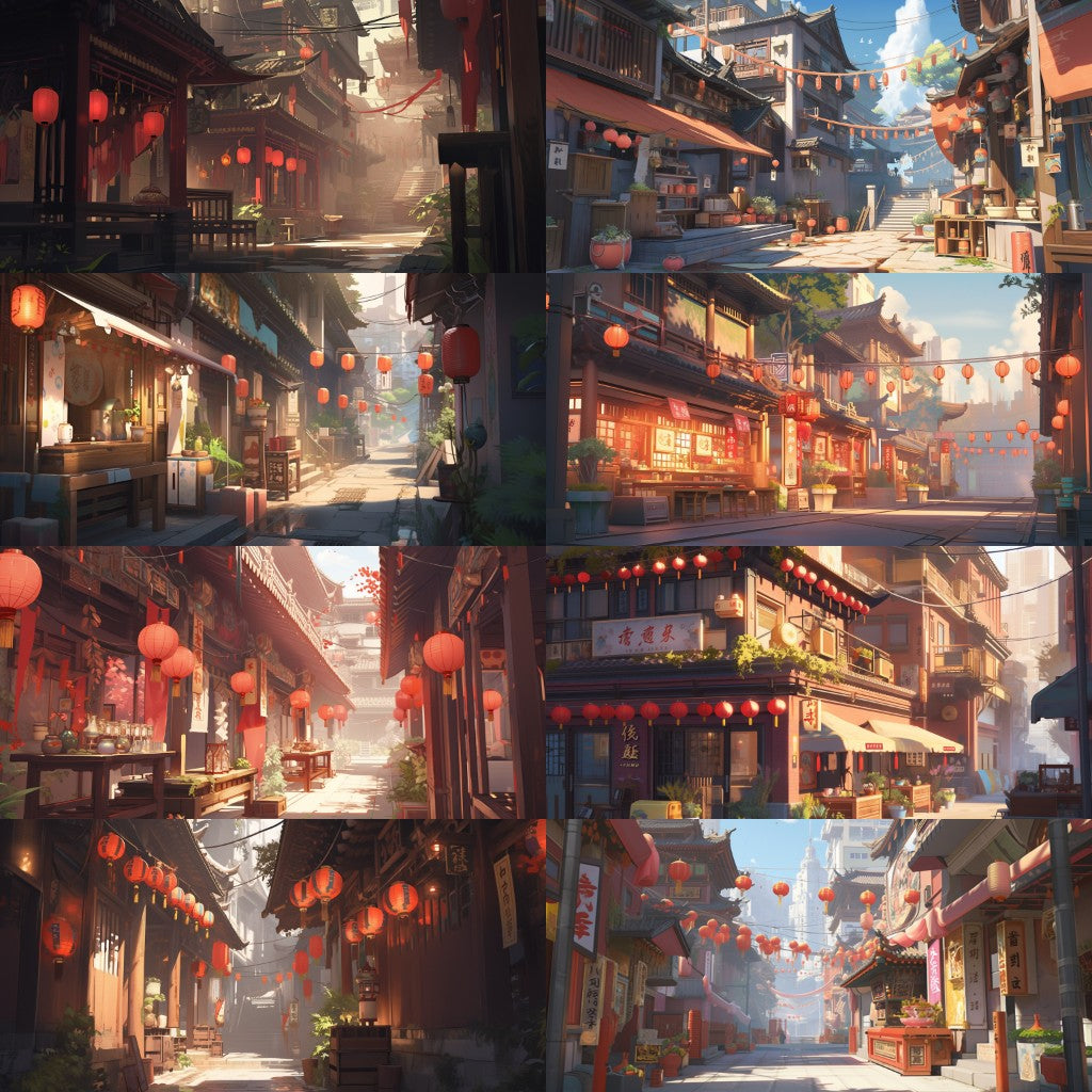 China 225 background illustrations