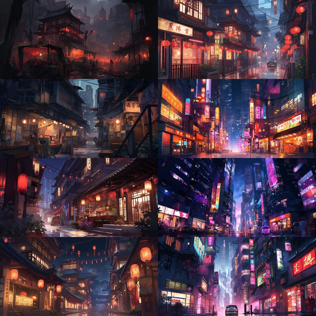 China 225 background illustrations