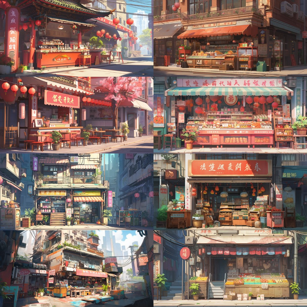 China 225 background illustrations