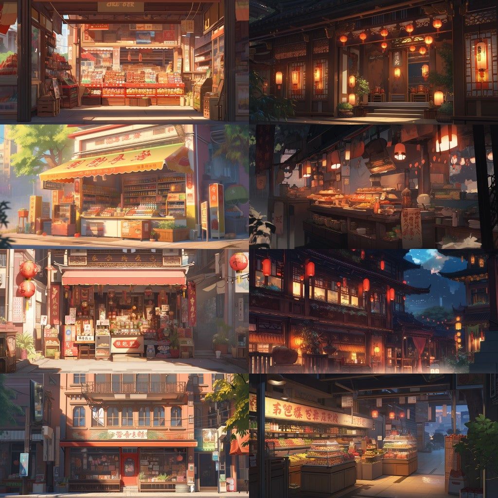 China 225 background illustrations