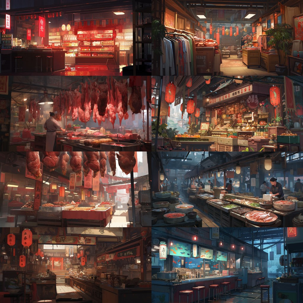 China 225 background illustrations