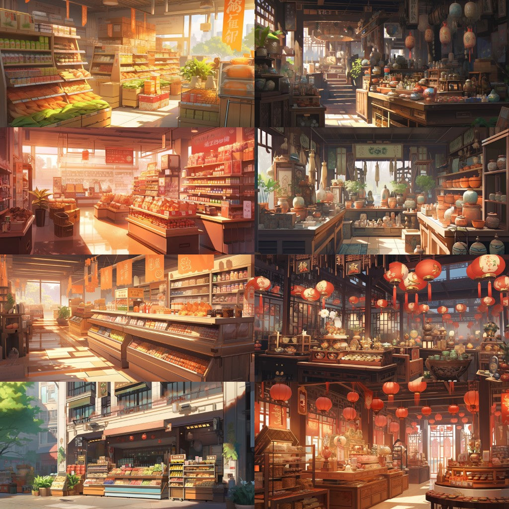 China 225 background illustrations