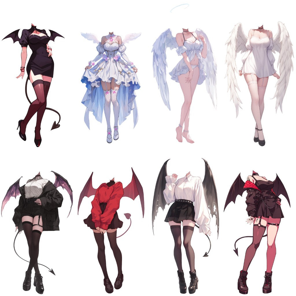 Cosplay 50 standing illustration (Female)