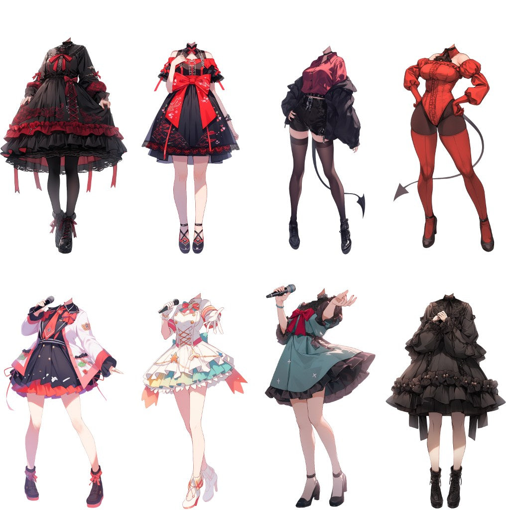 Cosplay 50 standing illustration (Female)