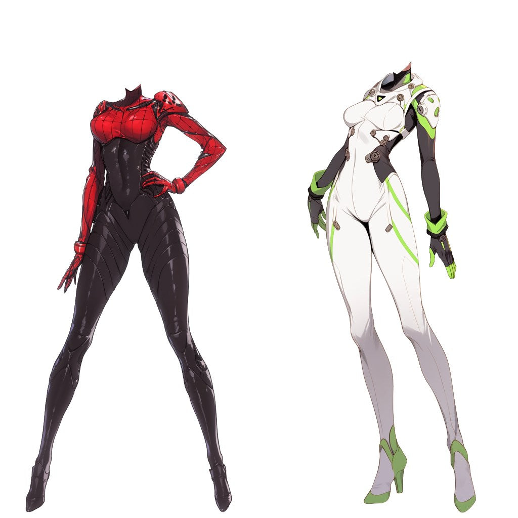 Cosplay 50 standing illustration (Female)