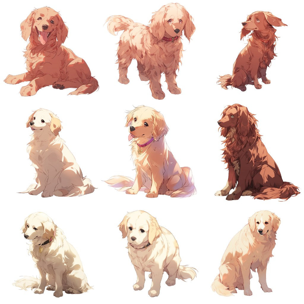 Dog 113 Illustrations (Transparent PNG)