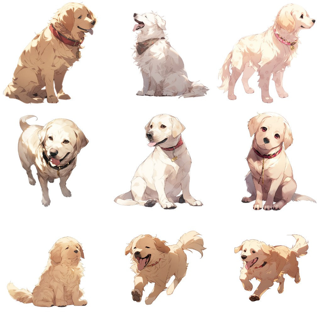 Dog 113 Illustrations (Transparent PNG)