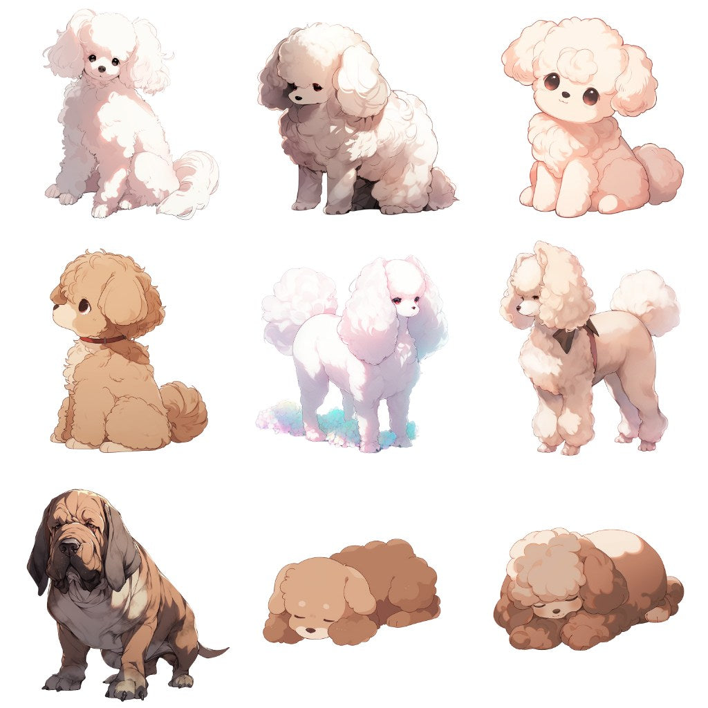 Dog 113 Illustrations (Transparent PNG)