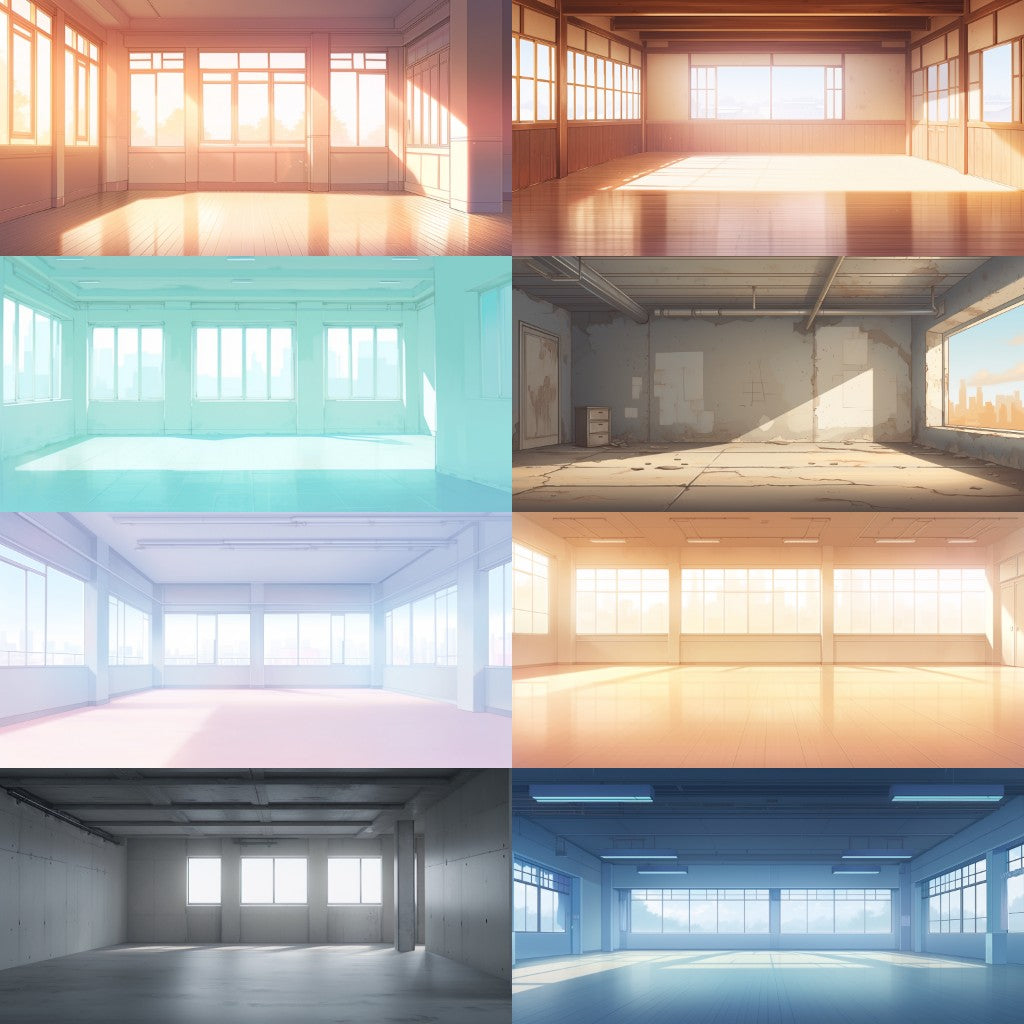 Empty room 100 background illustrations