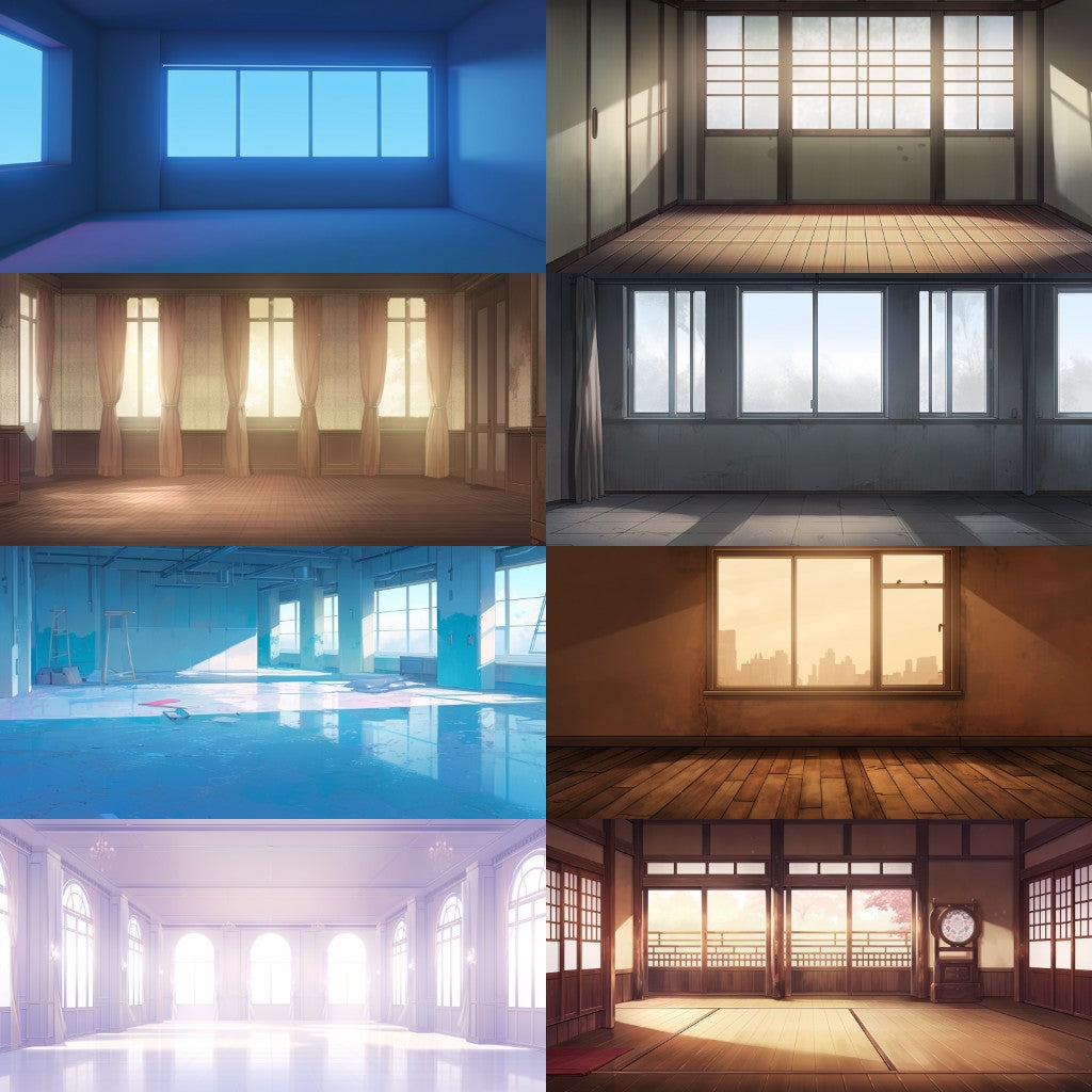 Empty room 100 background illustrations