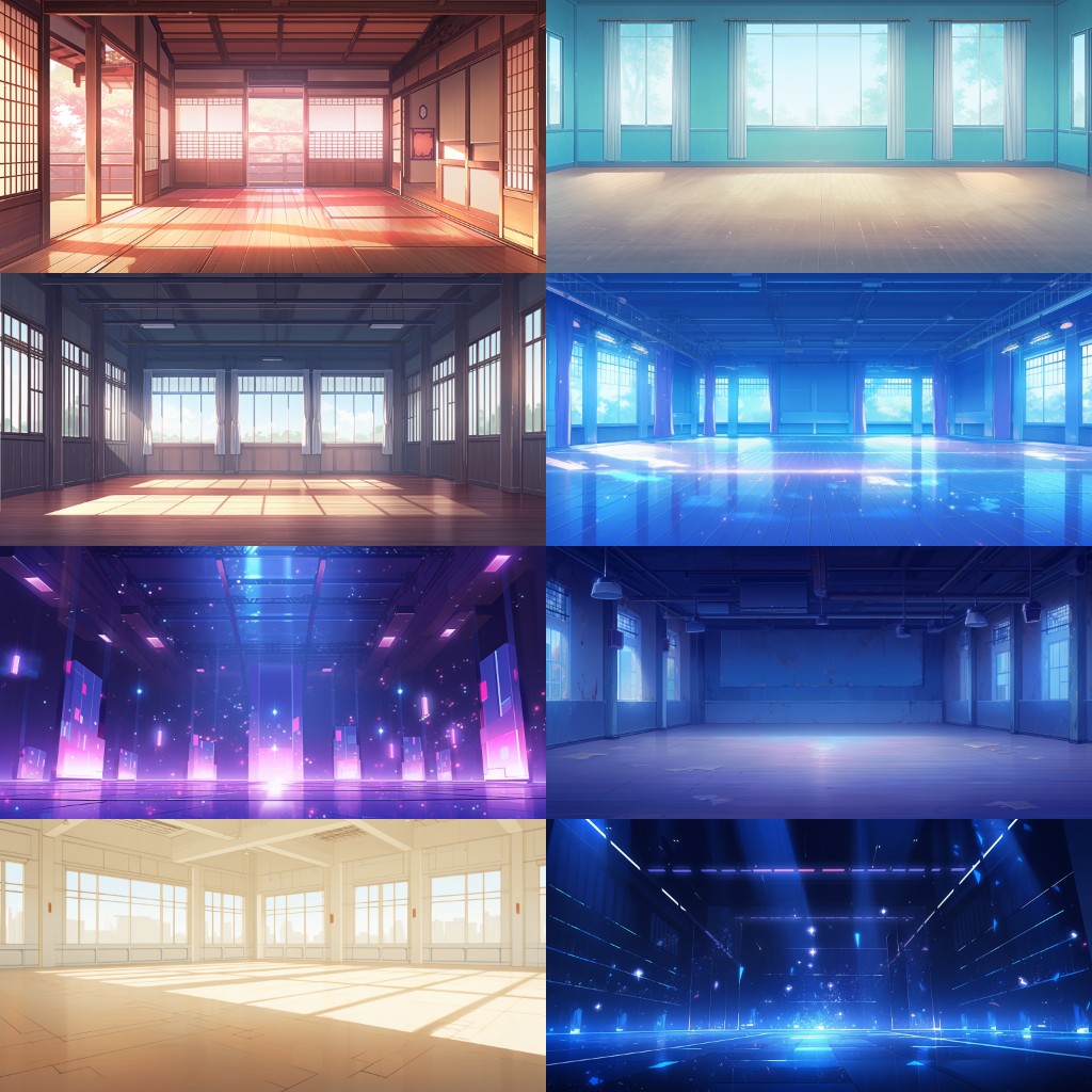 Empty room 100 background illustrations