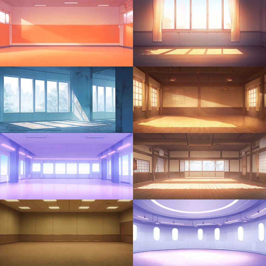 Empty room 100 background illustrations