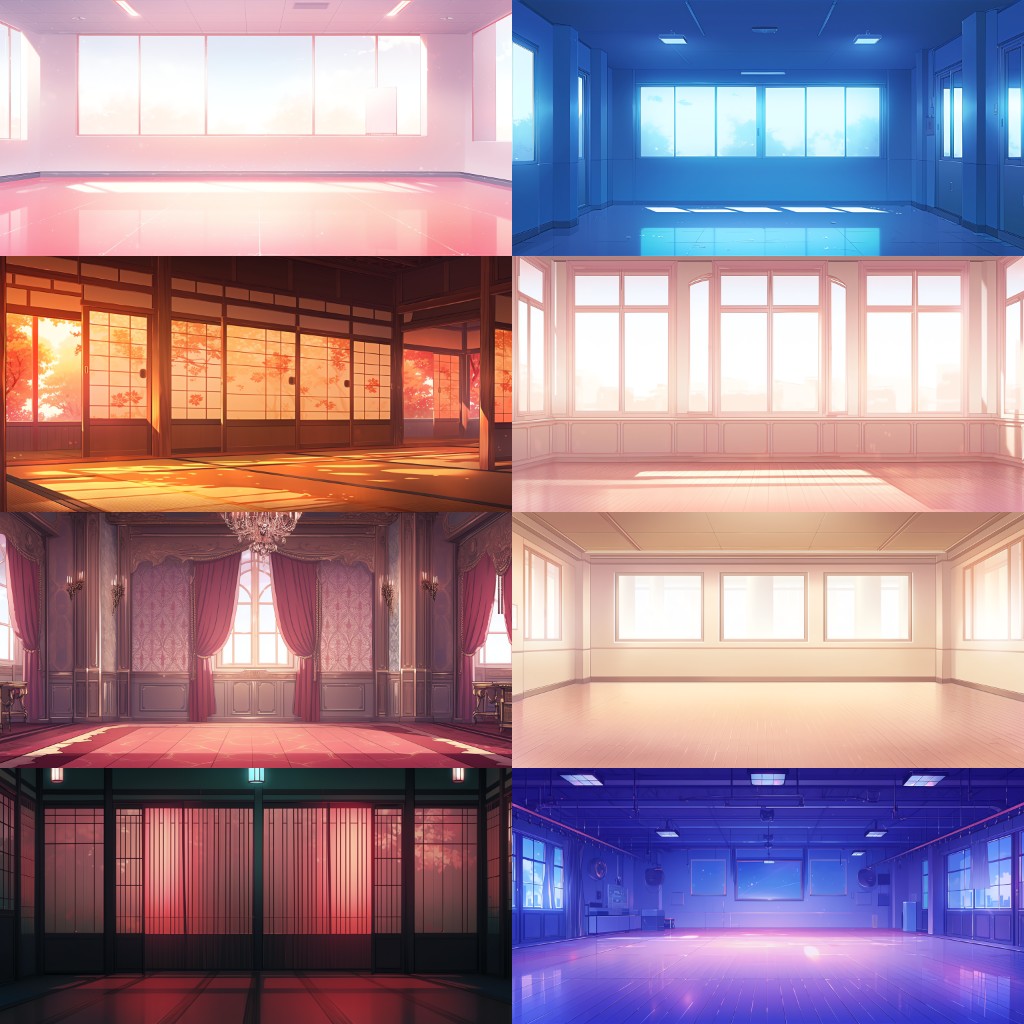 Empty room 100 background illustrations