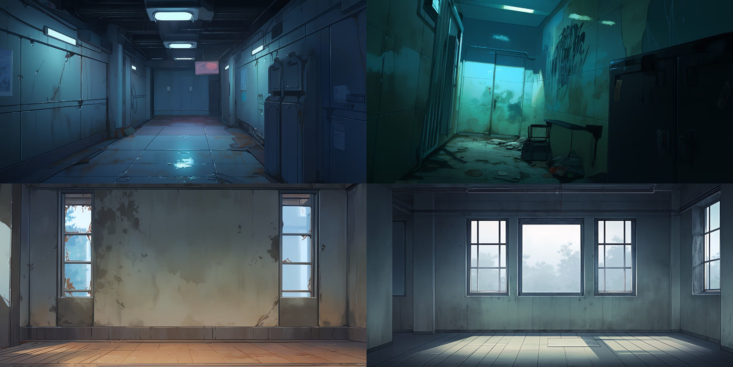 Empty room 100 background illustrations