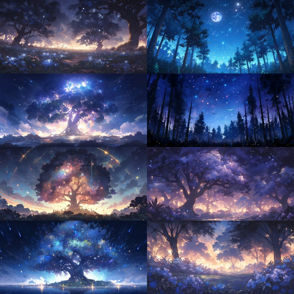Bamboo Forest 250 background illustrations