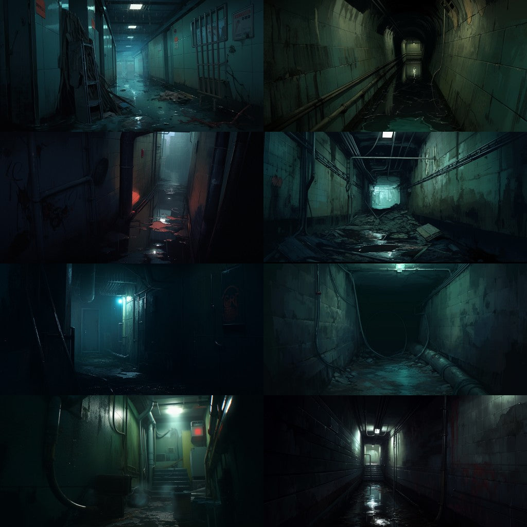 Horror 250 background illustrations