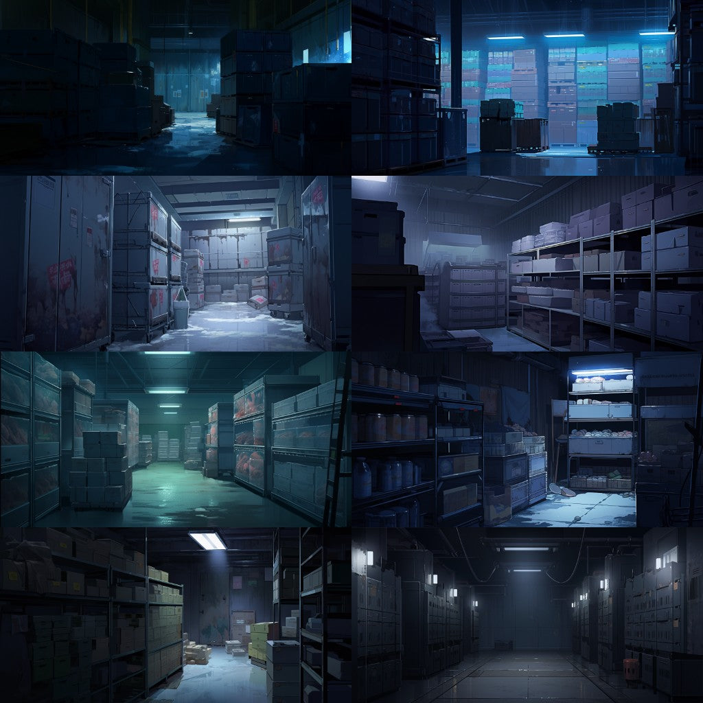 Horror 250 background illustrations