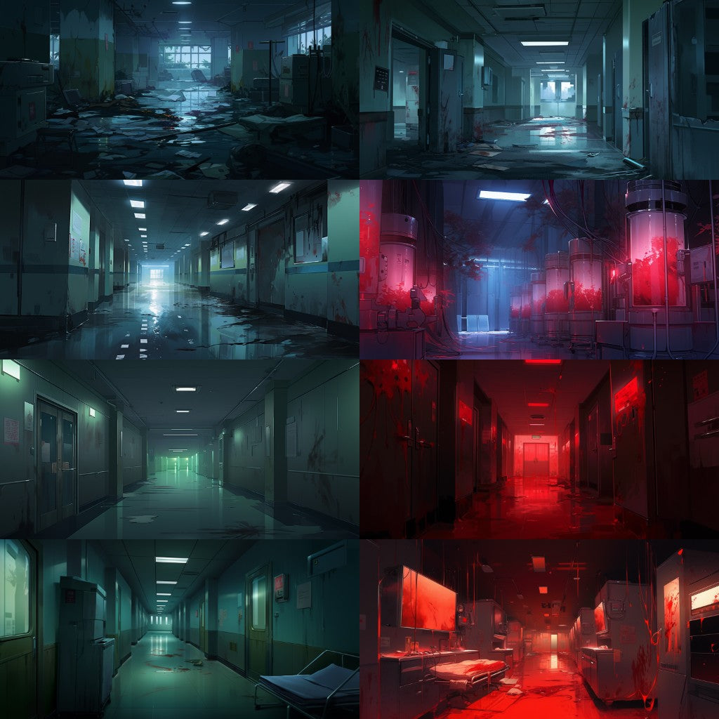 Horror 250 background illustrations
