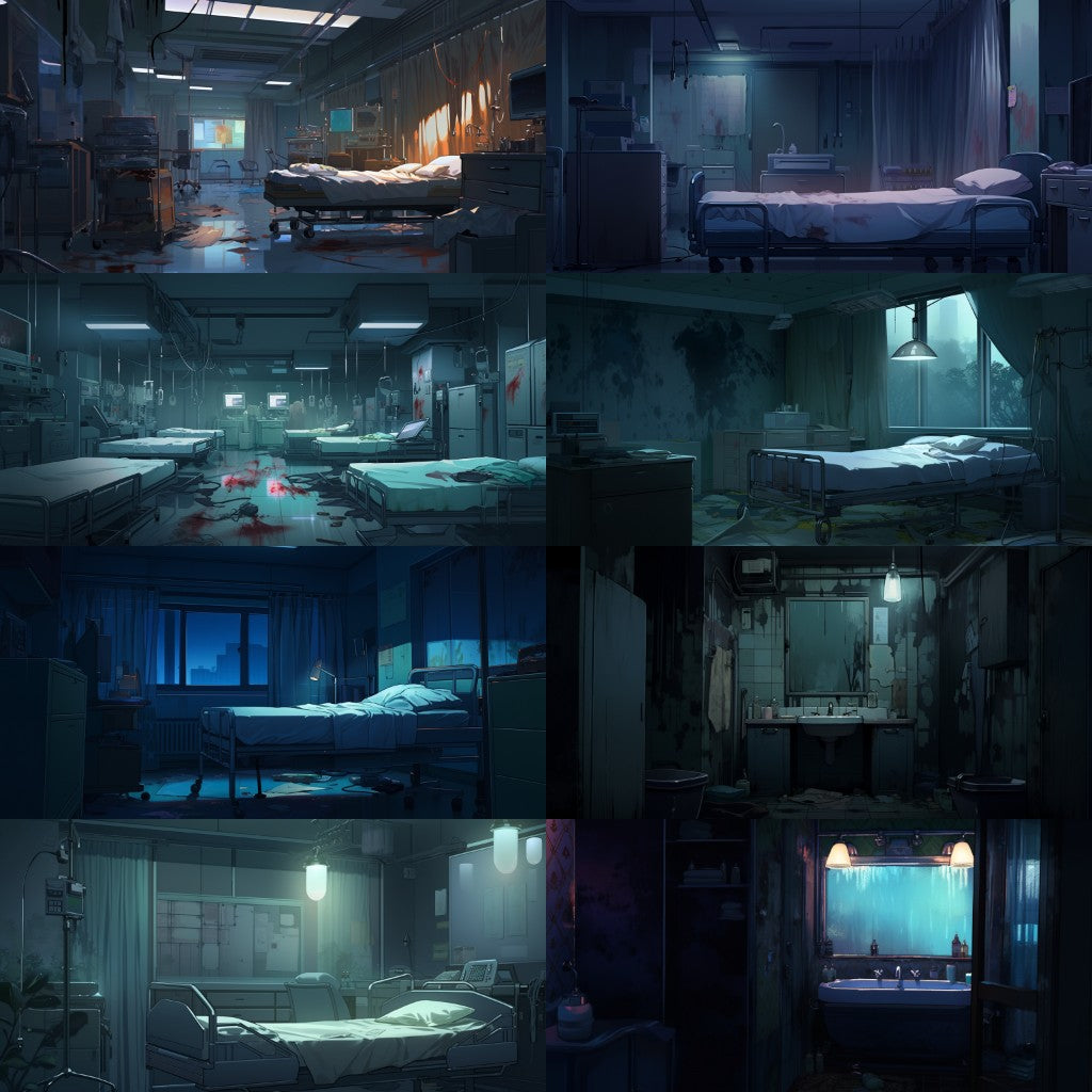Horror 250 background illustrations