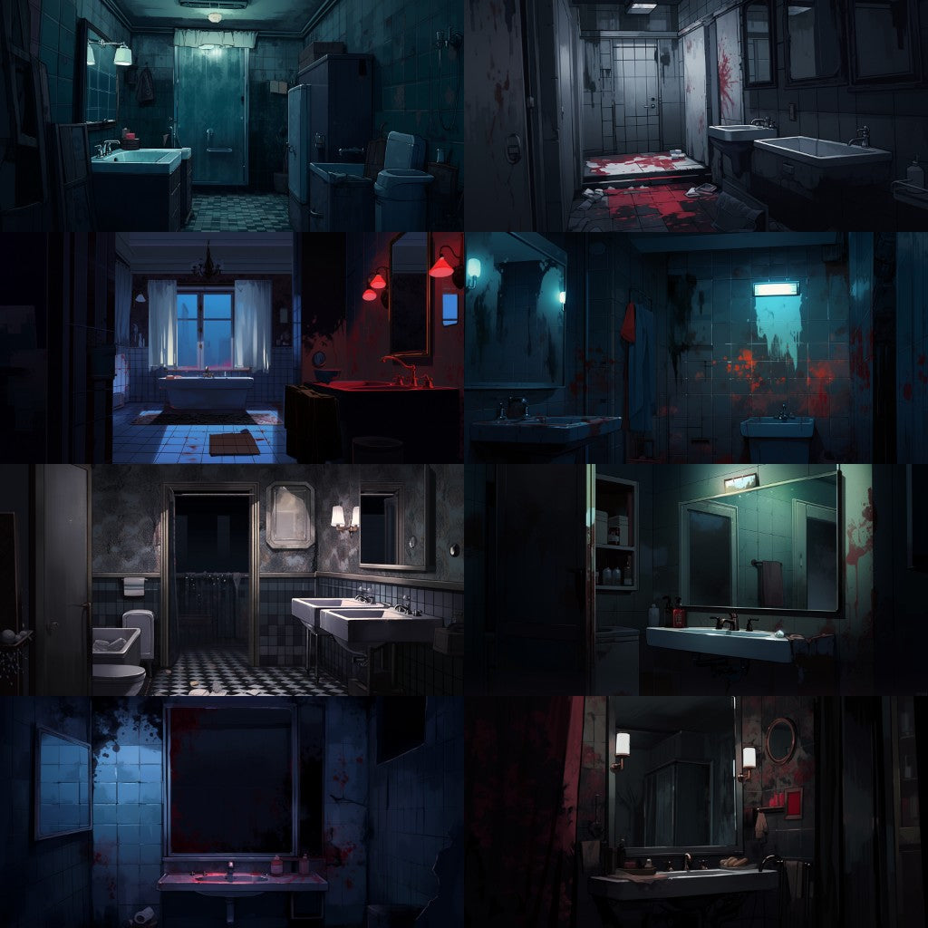 Horror 250 background illustrations