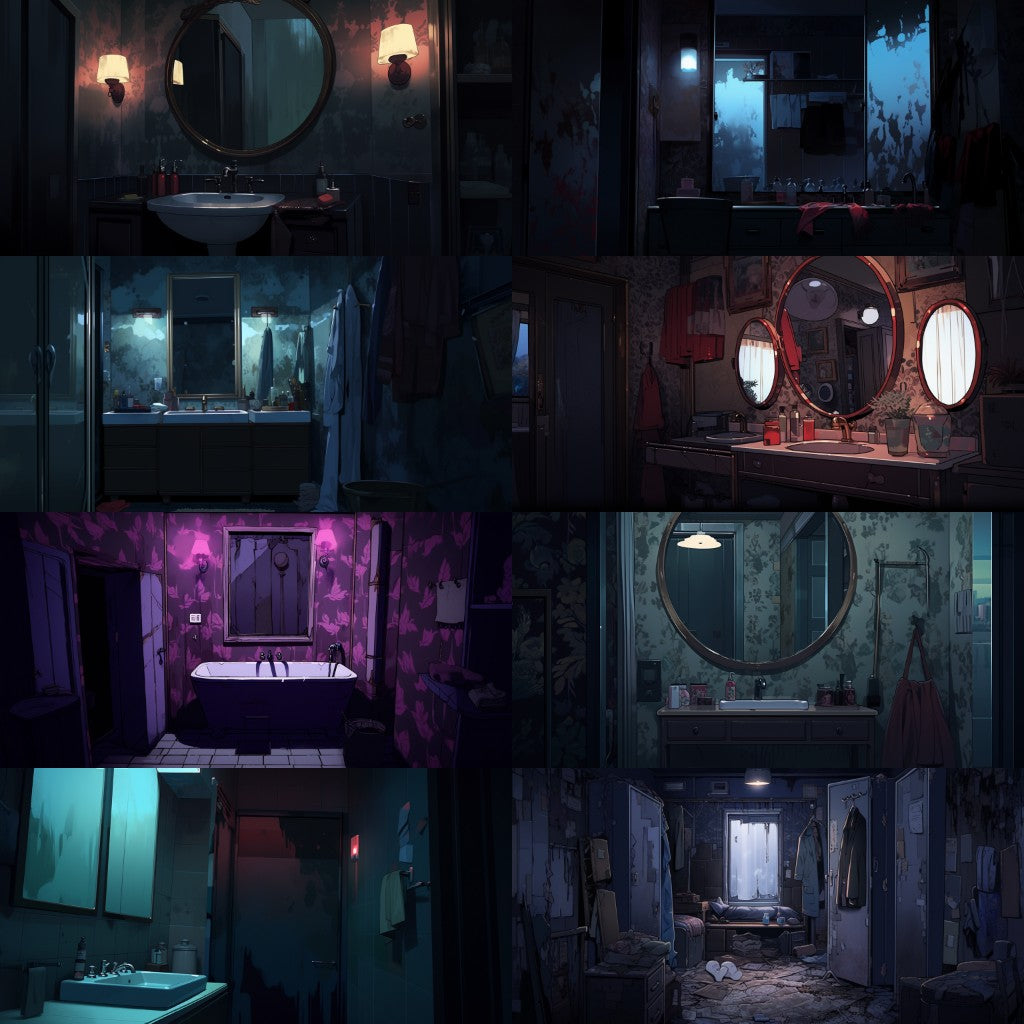 Horror 250 background illustrations