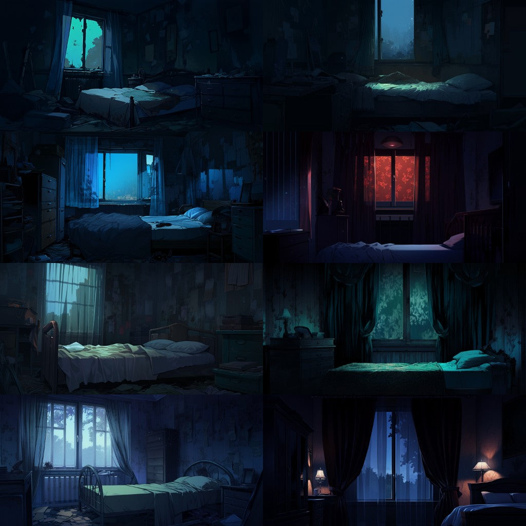 Horror 250 background illustrations