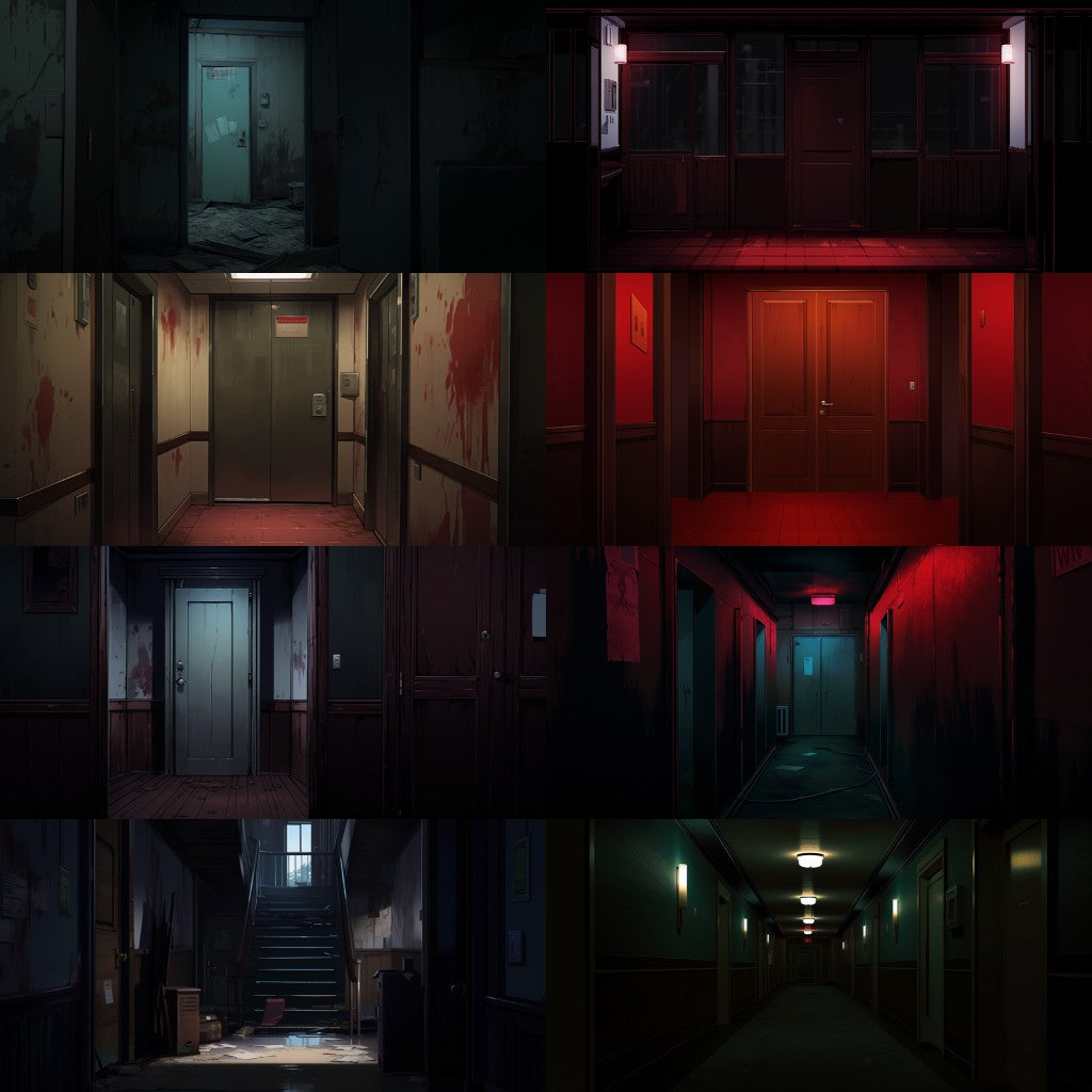 Horror 250 background illustrations