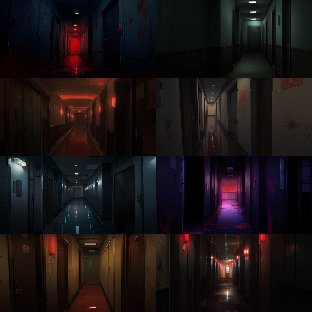 Horror 250 background illustrations