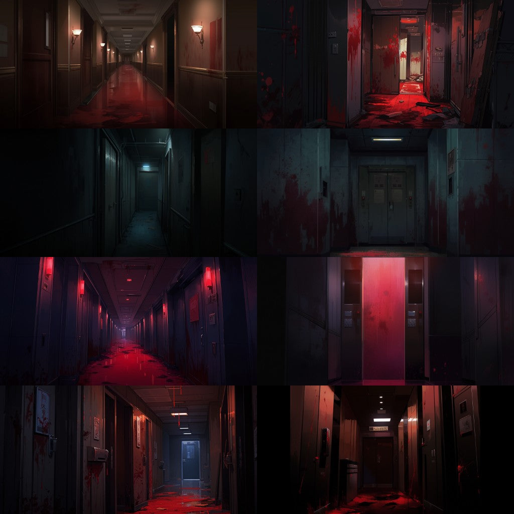 Horror 250 background illustrations