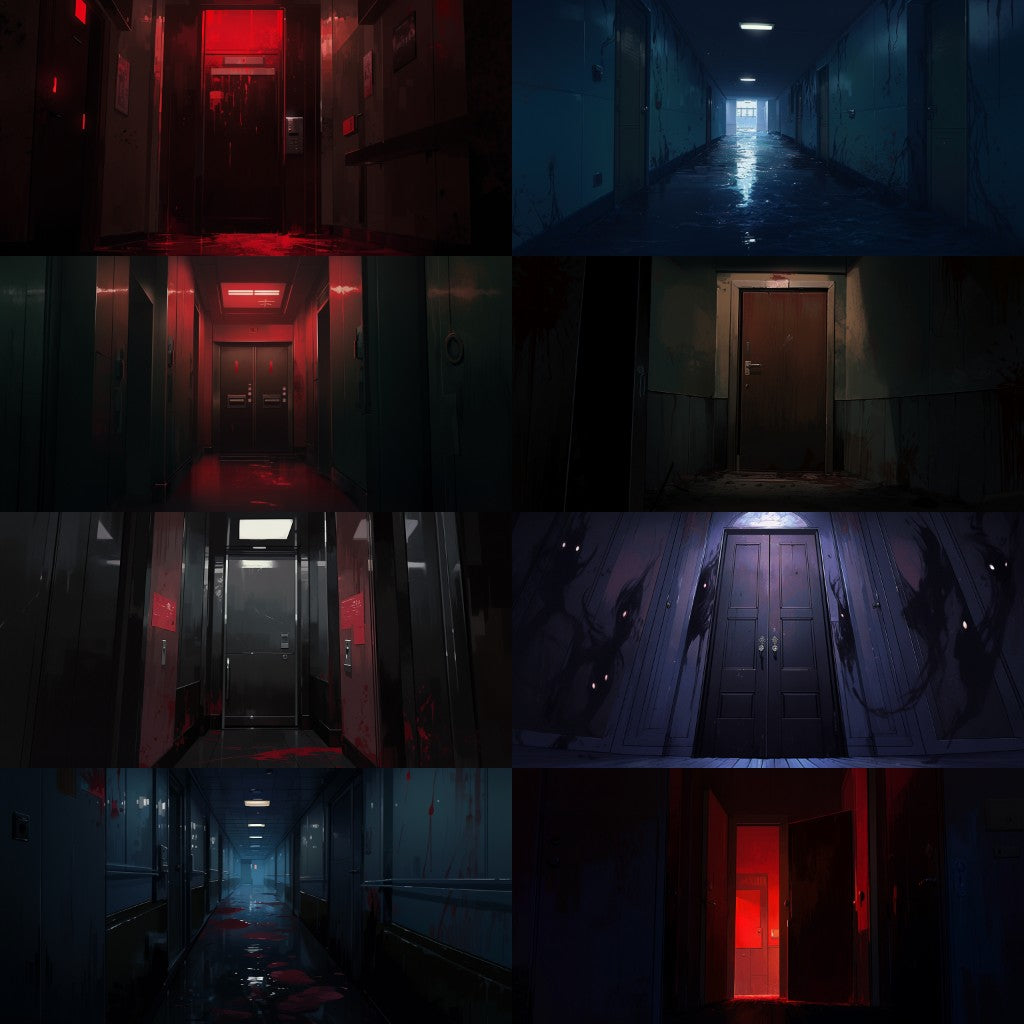 Horror 250 background illustrations