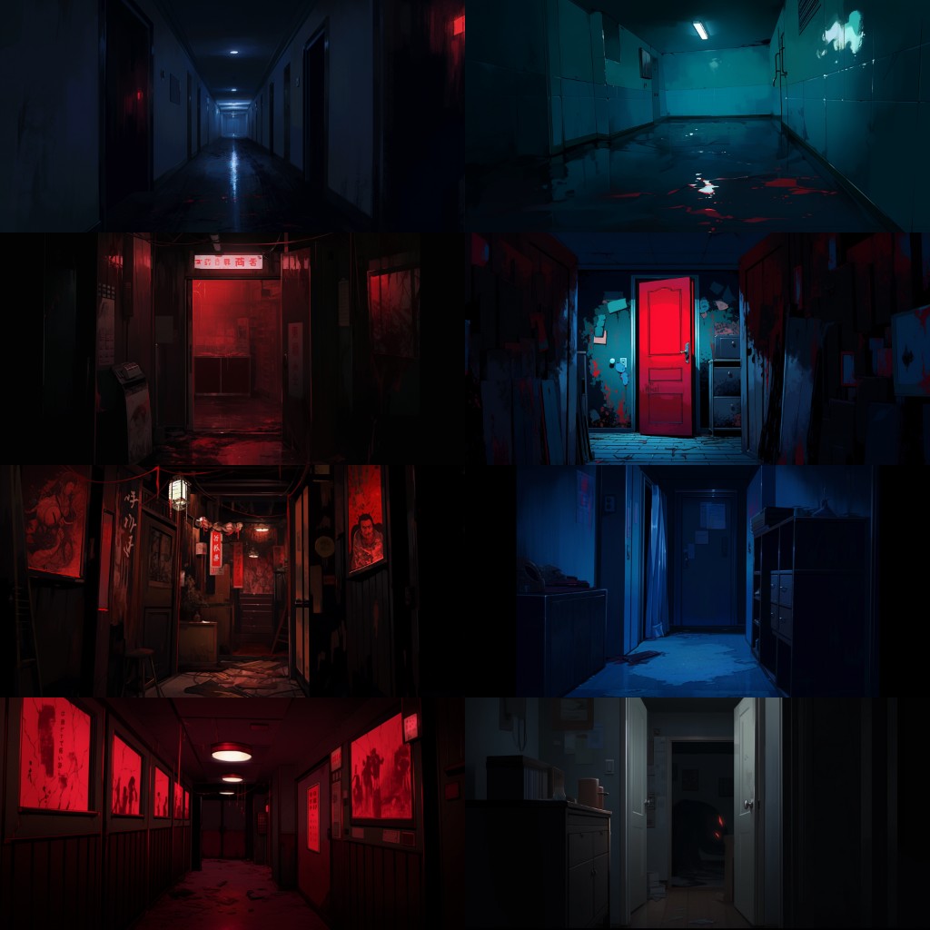 Horror 250 background illustrations