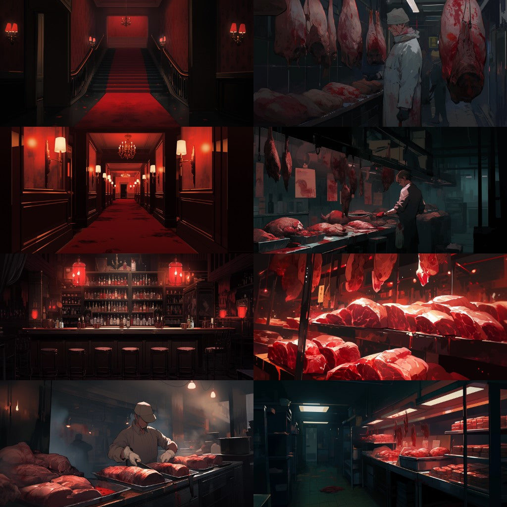 Horror 250 background illustrations