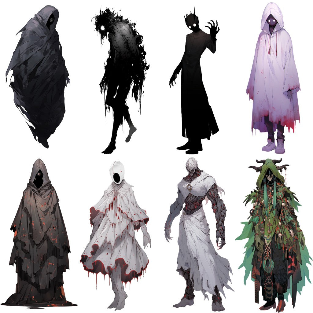 Monster 55 Illustrations (Transparent PNG)
