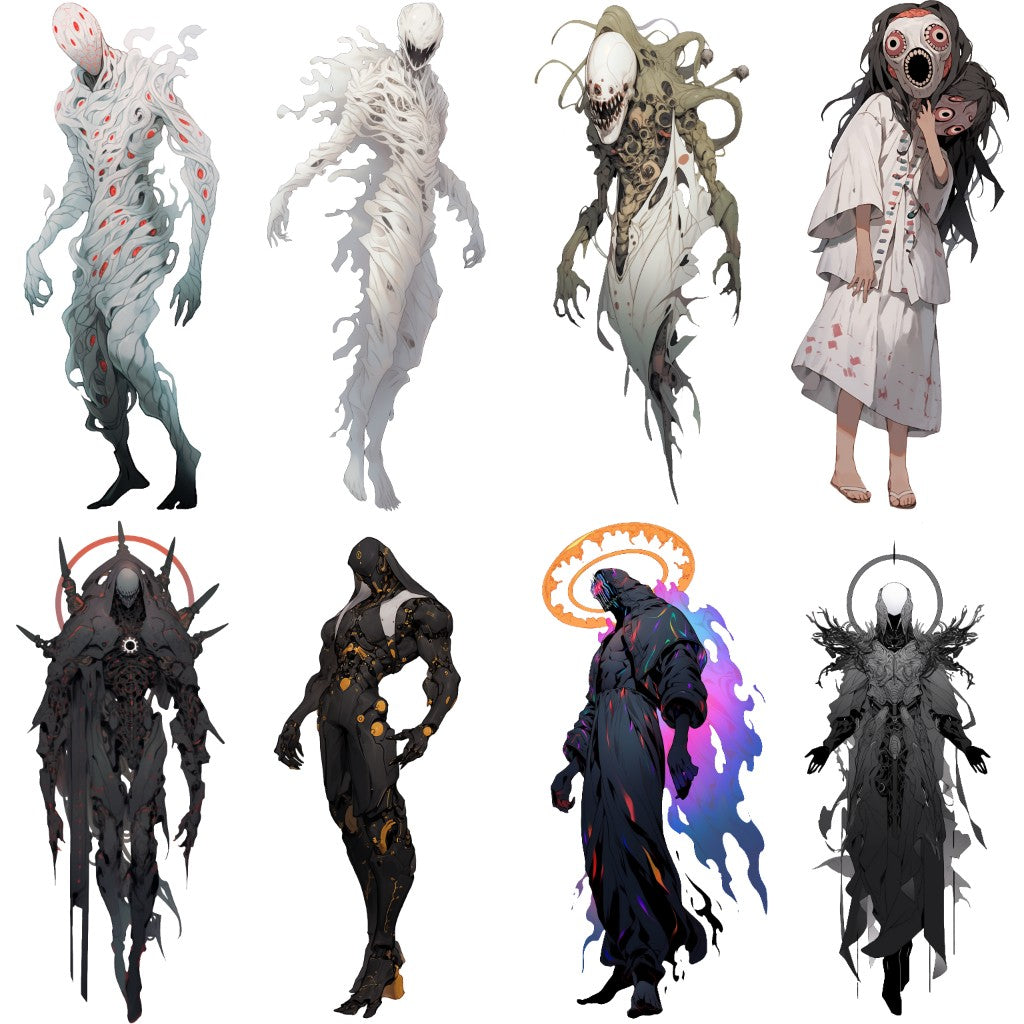 Monster 55 Illustrations (Transparent PNG)