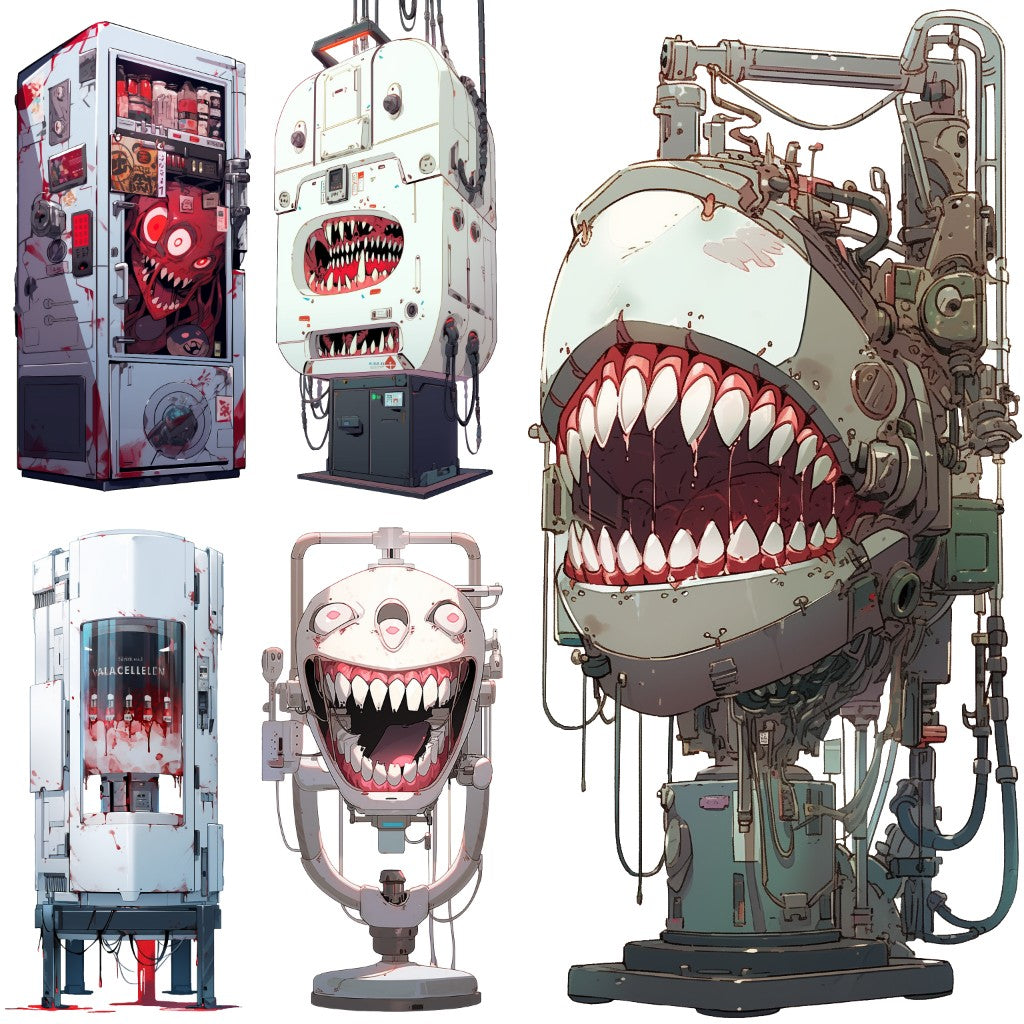 Monster 55 Illustrations (Transparent PNG)