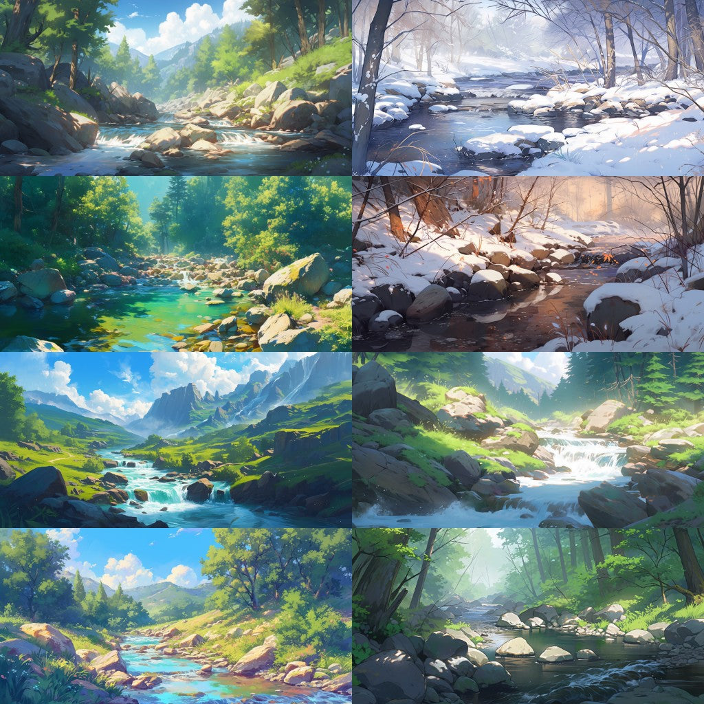 Nature No.2 378 background illustrations