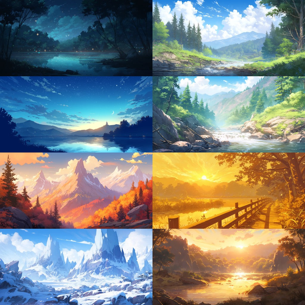Nature No.2 378 background illustrations