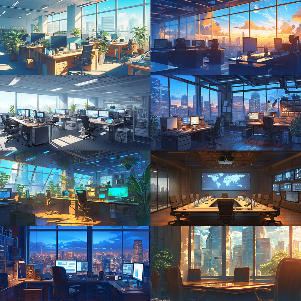 Office 200 background illustrations